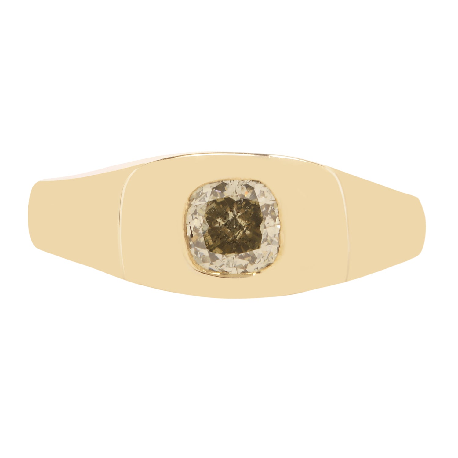 GREEN DIAMOND IMPRESSION RING